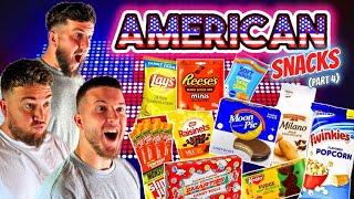 Brits Try AMERICAN Snacks! (Part 4)