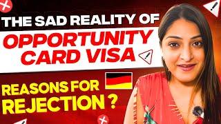 This is Why your Germany Opportunity Card  Visa is getting Rejected | Germany Visa