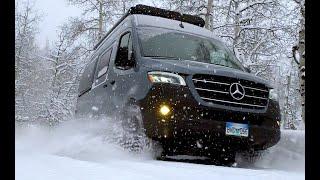 2020 Revel in the SNOWY Rocky Mountains - Winnebago Sprinter 4x4 Van Life