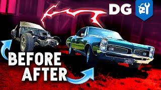 Building a '67 Pontiac GTO in 15 MINUTES! Full Restoration Timelapse