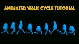STOP MOTION WALK CYCLE - TUTORIAL #animation #waaber