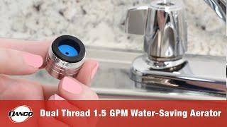 1.5 GPM Dual Thread Water-Saving Aerator in Chrome