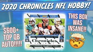 2020 Panini Chronicles NFL Hobby Box  | $600+ Top RC QB AUTO!!!   | This Product is AWESOME!