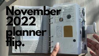 personal size planner flip-through | november 2022 | for the planner girls