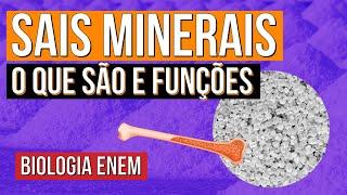 SAIS MINERAIS: o que são e funções | Resumo de Biologia para o Enem | Cláudia de Souza Aguiar