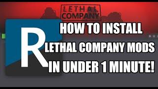 HOW TO GET LETHAL COMPANY MODS IN UNDER 1 MINUTE (r2modman)