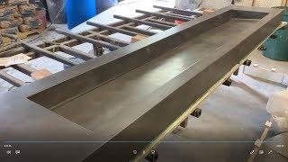 Casting a Large GFRC Sink - Glass Fiber Reinforced Concrete