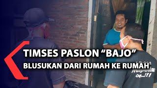 Tim Sukses Paslon Bajo Blusukan dari Rumah ke Rumah