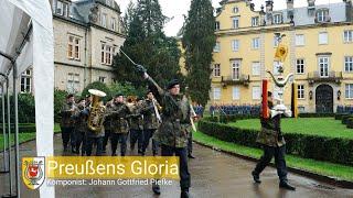 when "Prussia's Glory" is played, the Germans have to march - live exercise with german Army Band