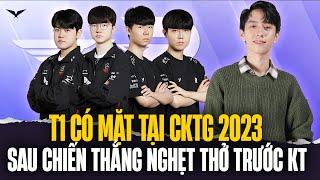 PHÂN TÍCH T1 VS KT : T1 CÓ MẶT TẠI CKTG 2023 SAU CHIẾN THẮNG NGHẸT THỞ TRƯỚC KT