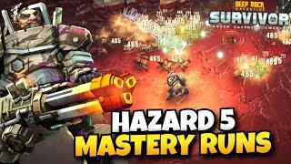 Hazard 5 Best Weapons Mastery! Tactical Leadburster + Deepcore PGL | Deep Rock Galactic: Survivor