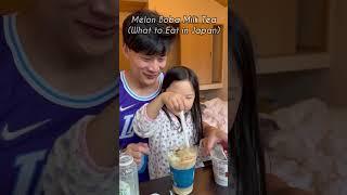 Making Melon Boba Milk Tea with Sarang (What to Eat in Japan)