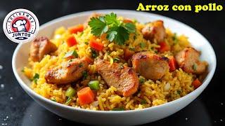 DELICIOSO ARROZ CON POLLO/ RECETA SÚPER FÁCIL