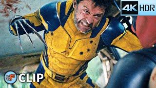 Deadpool vs Wolverine - Car Fight Scene | Deadpool & Wolverine (2024) 4K HDR Movie Clip