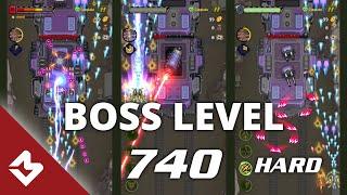 Boss Level 740 - Phantom Comet - 1945 Air Force Game