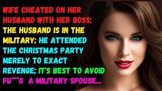 Military Officer Wife Cheated With Her Boss; He Took Revenge at Christmas Party & Humiliated Her..