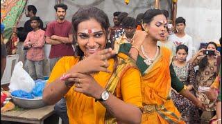 Girls Theenmar Dance at Regimental Bazaar Bonalu 2023 | Secunderabad Bonalu 2023 #bonalu2023