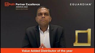 EGUARDIAN – Awarded as the “Value-Added Distributor” of the year