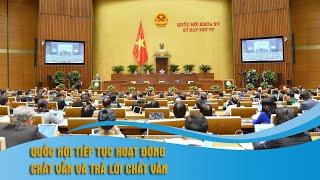 Thủ tướng Phạm Minh Chính trả lời chất vấn của đại biểu Quốc hội