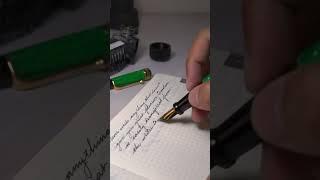 Fountain Pen Writing | Aurora Optima Primavera Writing Sample M