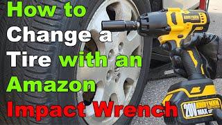 how to change a tire with a Amazon impact wrench for beginners