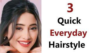 3 Quick Everyday Hairstyle - New & Easy Hairstyle | Hairstyle for Girls | hairstyles