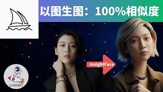 100%相似！Midjourney来制作属于自己的头像，通过InsigheFaceSwap来实现换脸，创作和垫图人物一模一样的头像图片，制作和垫图100%相似的头像