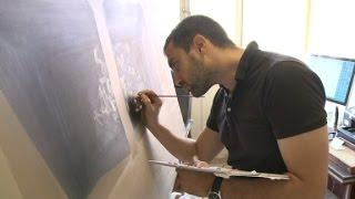 Iranian painter beautifies Tehran streets