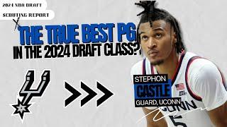 Stephon Castle: WELCOME TO THE SPURS | 2024 NBA Draft Scouting Report