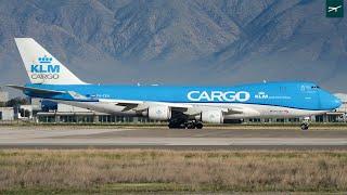 KLM Cargo Boeing 747-406ER(F) PH-CKB takeoff at Santiago de Chile Airport (SCL/SCEL)