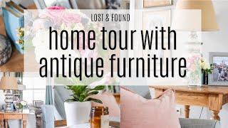 Home Tour with Antique Furniture | Cottage & Vintage Decor | Tips for Styling Antique Furniture