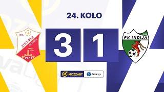 Mozzart Bet Prva liga Srbije 2024/25 - 24.Kolo: DUBOČICA – INĐIJA TOYO TIRES 3:1 (0:0)