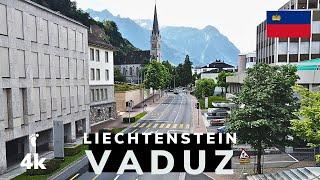 [4K] Walking in a capital of just 5.000 inhabitants. Vaduz - Liechtenstein- 2024