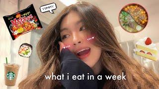 [vlog] what i eat in a week *realistic*