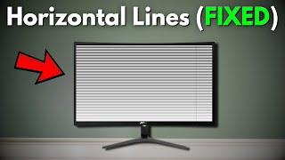 How To Fix MSI Monitor Horizontal Lines (Easy Solution)