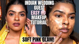 Easy INDIAN Wedding Guest Makeup Tutorial | Soft Glam HD Makeup | LAVAAN Ceremony | Shalini Mandal