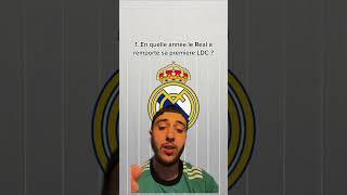 QUIZZ FOOBALL ️Édition Real Madrid  football footballtiktok