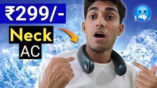 Neck Fan Review ️ Portable Neck AC !