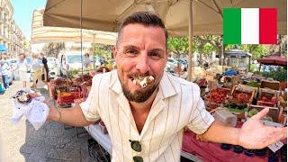 €2 Sicilian Street Food Hunt in Palermo (FULL DAY OF EATING!) 