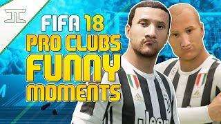 FREE KICKS & FUNNIEST FACES YET! - FIFA 18 Pro Clubs Funny Moments! (FIFA 18 Gameplay Funny Moments)