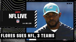 Brian Flores files lawsuit alleging racism in hiring practices | NFL Live