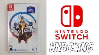 MORTAL KOMBAT 1 NINTENDO SWITCH GAME UNBOXING