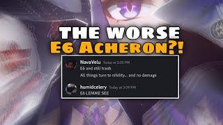 The worst E6 Acheron you'll EVER see!!! | Honkai Star Rail account review