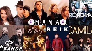 Ha Ash, Jessy Y Joy, Sin Bandera, Reik, Camila, Mana, Rio Roma MIX EXITOS Romanticos