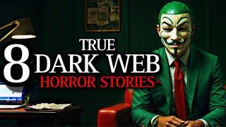 8 TRUE Disturbing Dark Web Horror Stories | (#scarystories) Ambient Fireplace