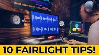 10 FAIRLIGHT Timeline TIPS You Should Know!  |  DaVinci Resolve 18