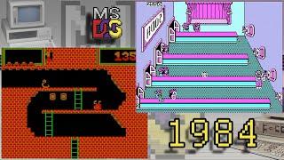 20 MS-DOS games released in 1984 - in under 5 minutes