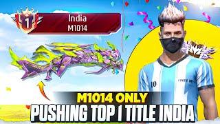 Pushing Top 1 In Shotgun M1014 | Free Fire Solo Rank Pushing With Tips And Tricks | Day-01