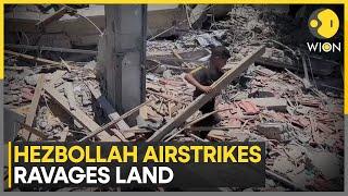 Israel-Hezbollah tensions peak as Hezbollah's rocket blitz engulfs Northern Israel | WION