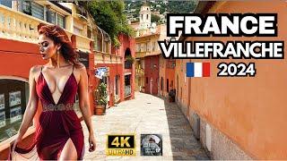 Villefranche sur mer: 4k 60fps - one of the beautiful cities of France Villefranche sur mer